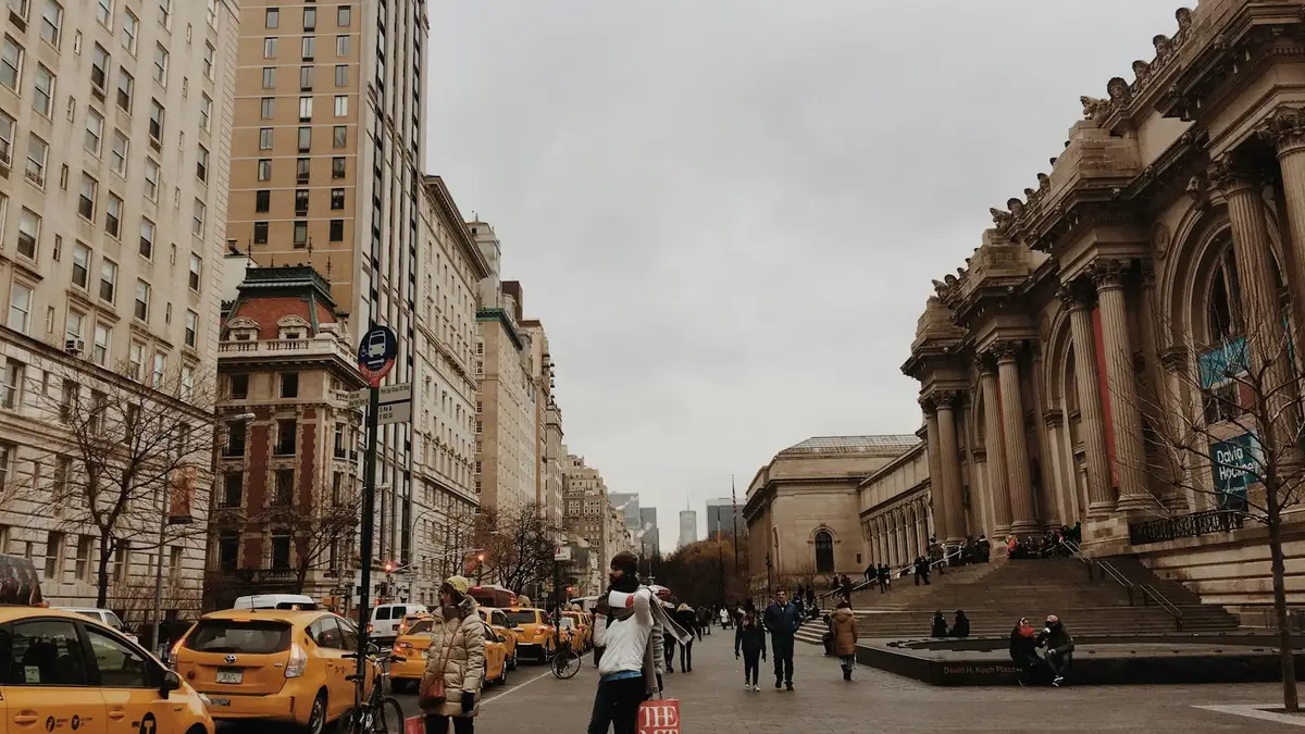 Fachada del Metropolitan Museum of Art (MET) en la Quinta Avenida de Nueva York
